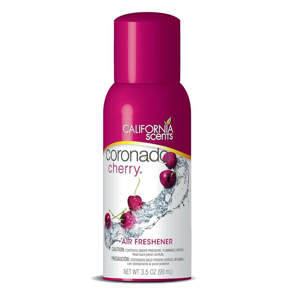California Scents Air Freshener Spray 41407 Coronado Cherry Scent Long Lasting Odor Eliminator 3.5Oz (99ml)